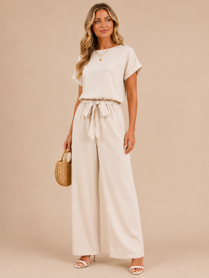 Noelle™ - Belted Two-Piece Trouser Set