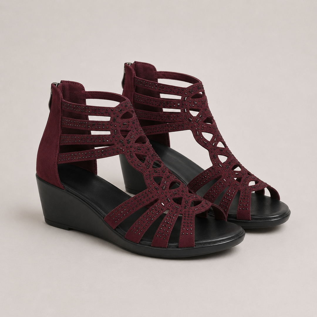Giulia™ - Elegant Comfort Wedge Sandals
