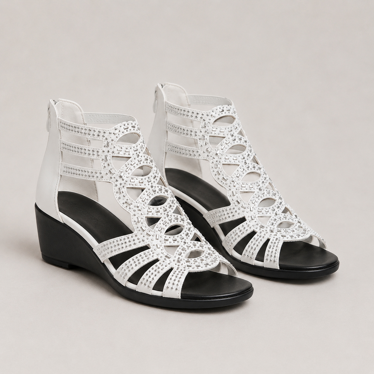 Giulia™ - Elegant Comfort Wedge Sandals