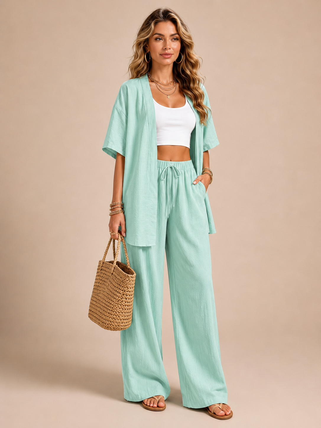 Arielle™ - Relaxed Wide-Leg Resort Set
