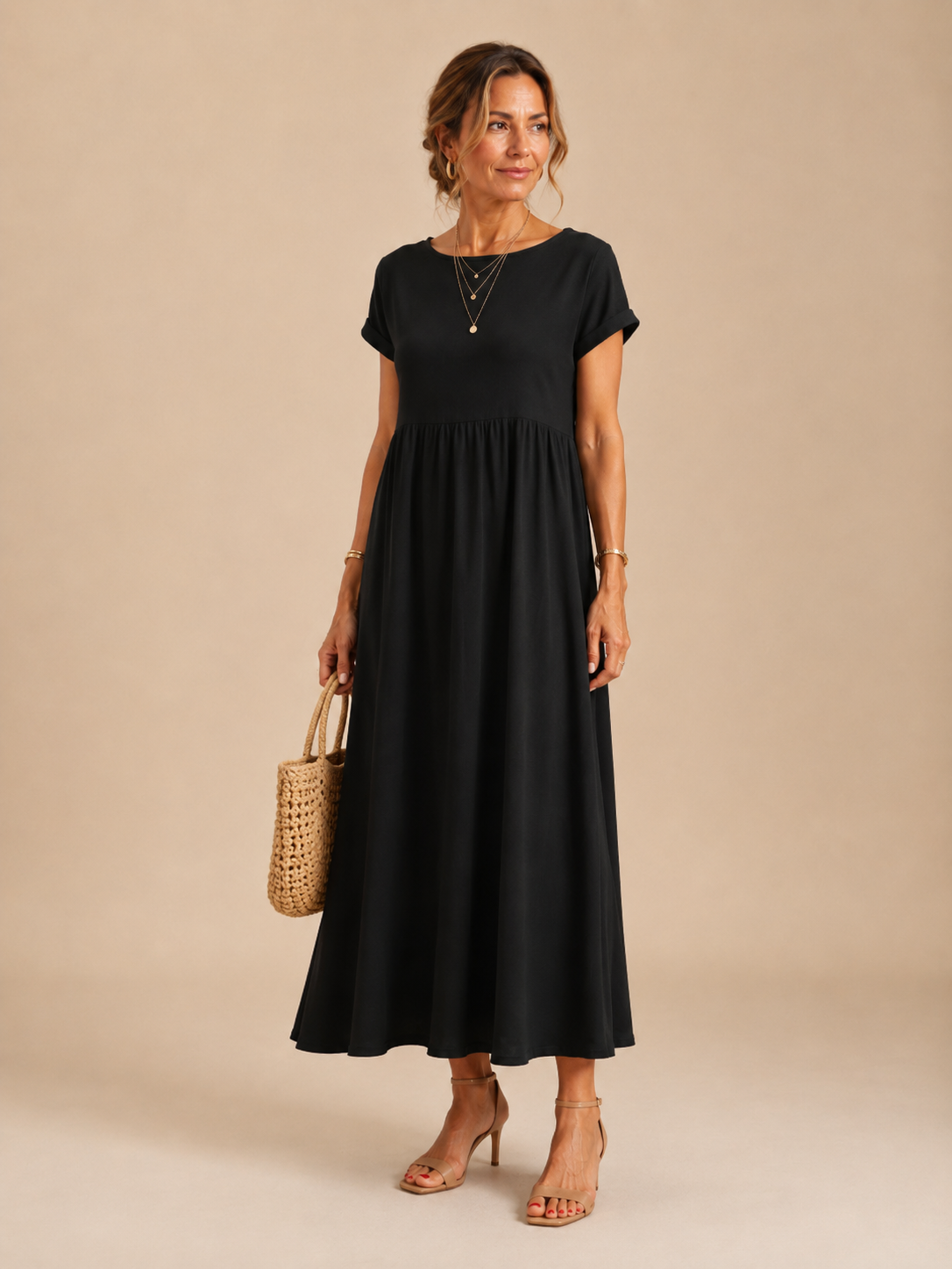 Eloise™ - Relaxed Cotton-Linen Maxi Dress