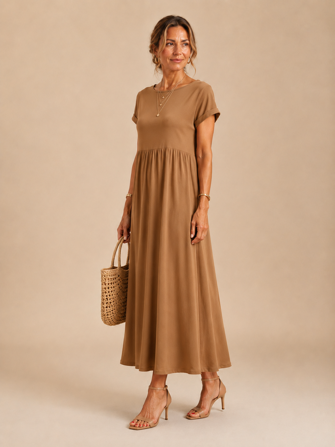 Eloise™ - Relaxed Cotton-Linen Maxi Dress