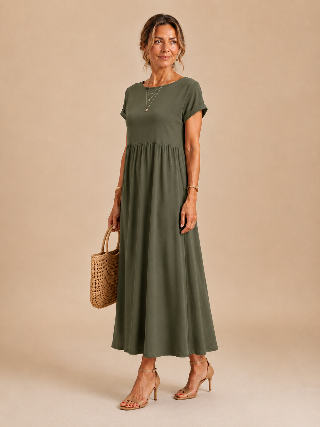Eloise™ - Relaxed Cotton-Linen Maxi Dress