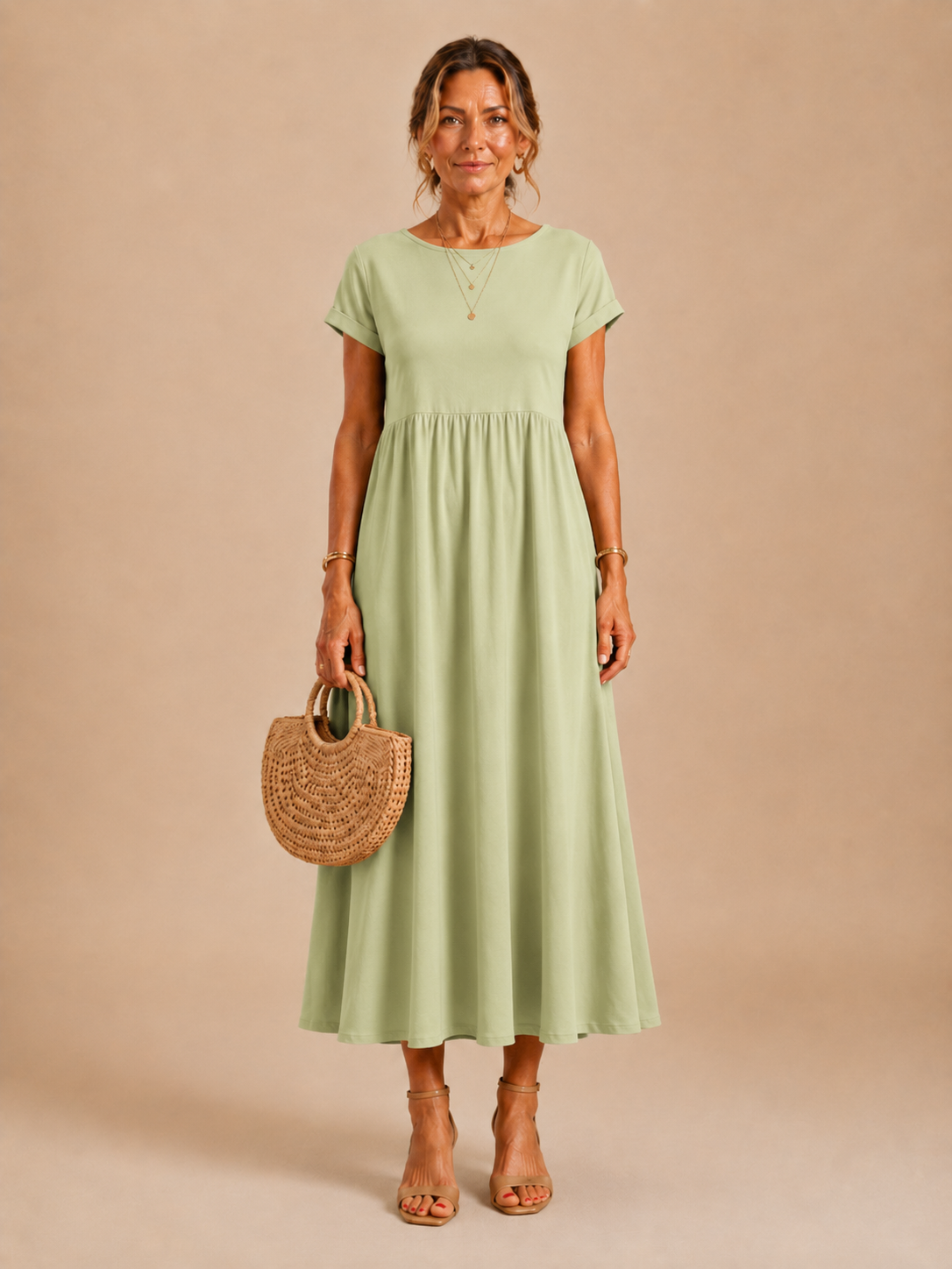 Eloise™ - Relaxed Cotton-Linen Maxi Dress