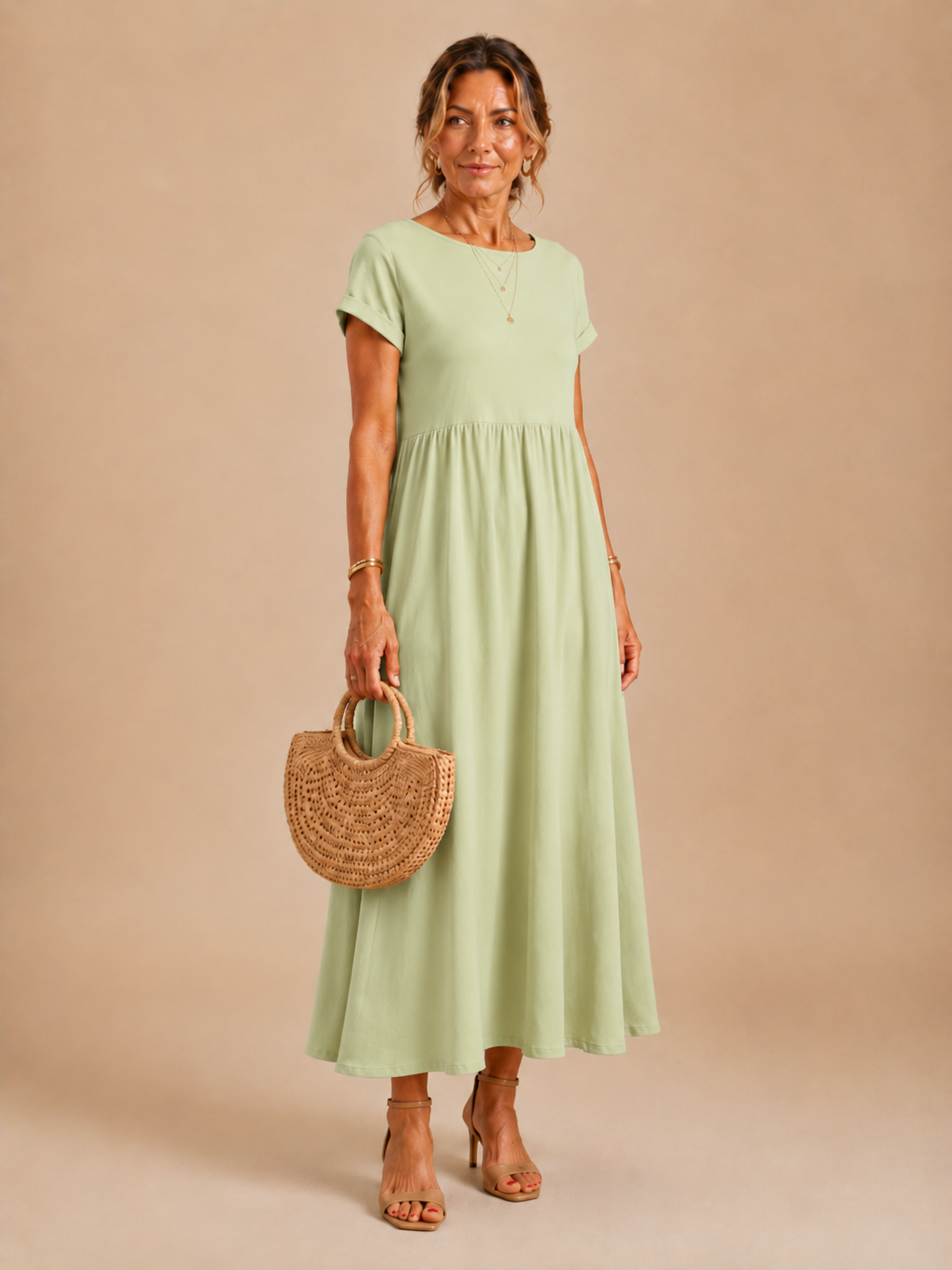 Eloise™ - Relaxed Cotton-Linen Maxi Dress
