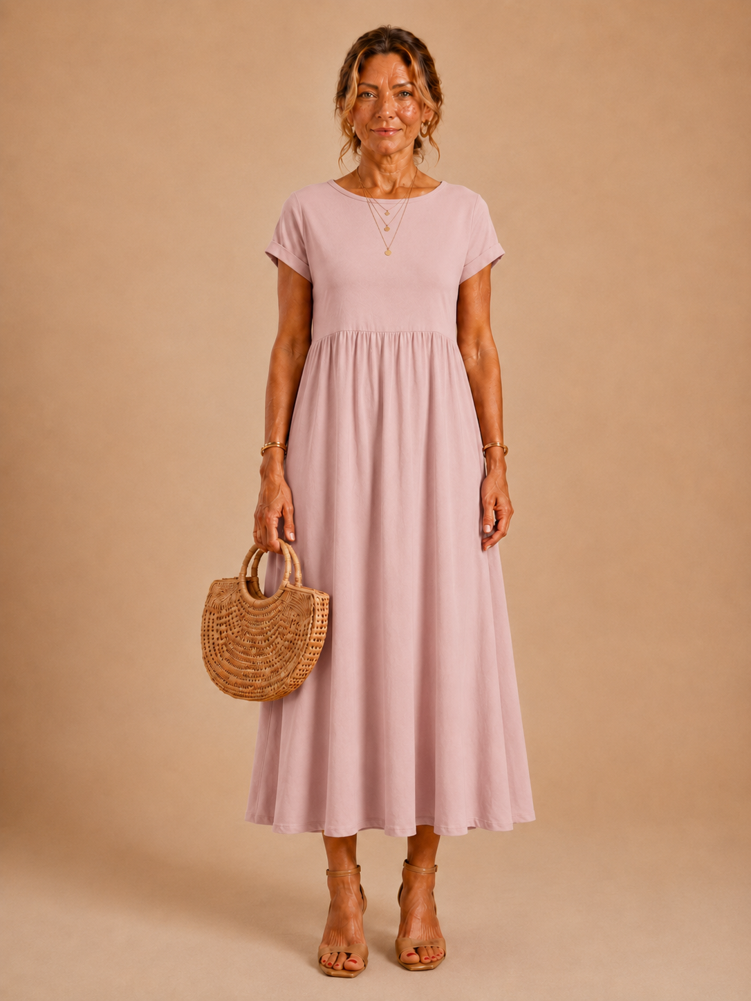 Eloise™ - Relaxed Cotton-Linen Maxi Dress