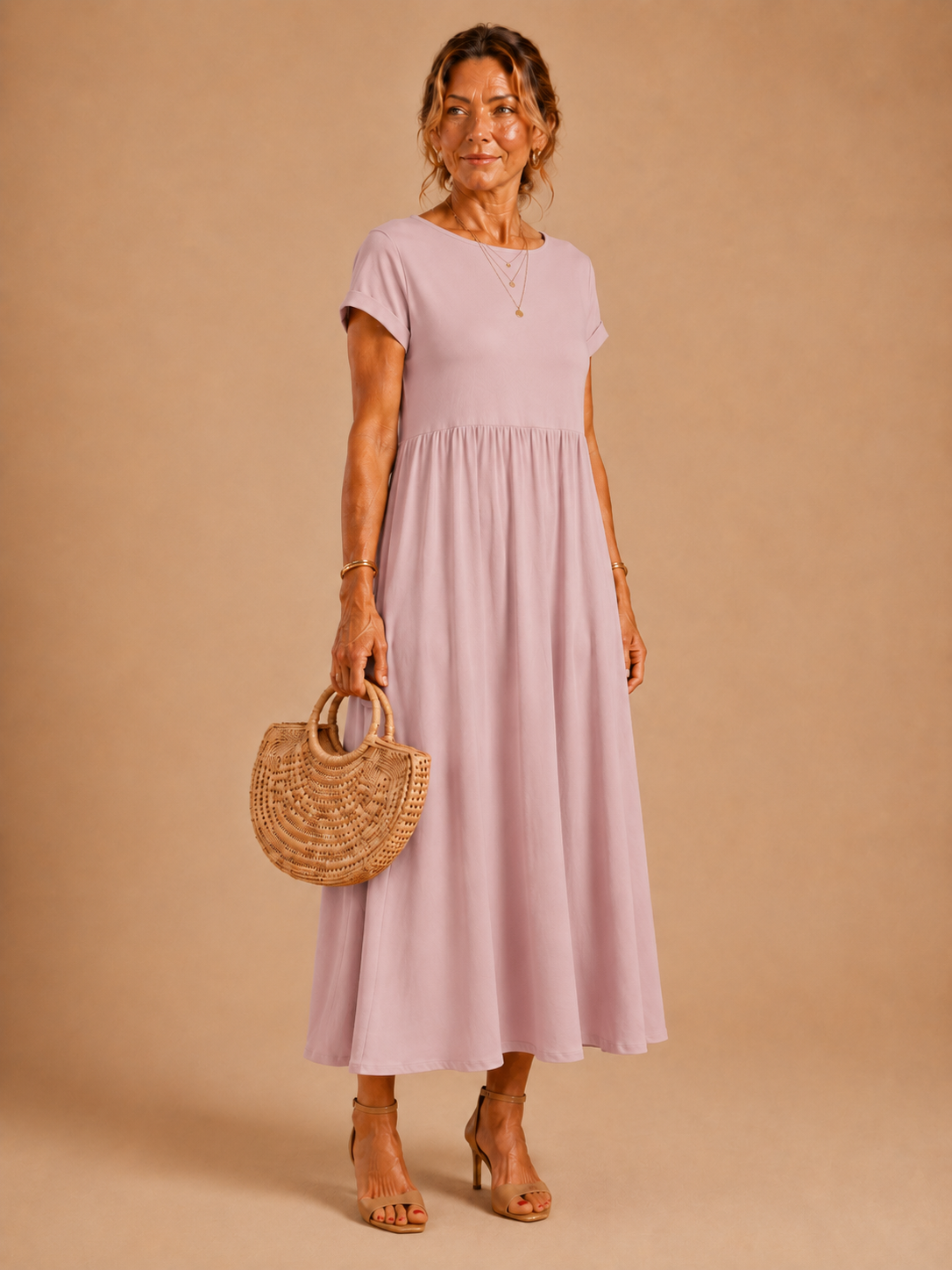 Eloise™ - Relaxed Cotton-Linen Maxi Dress