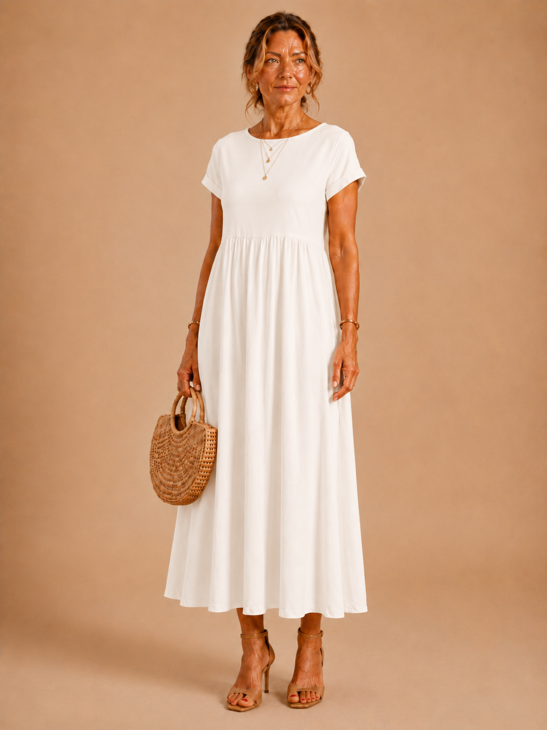 Eloise™ - Relaxed Cotton-Linen Maxi Dress