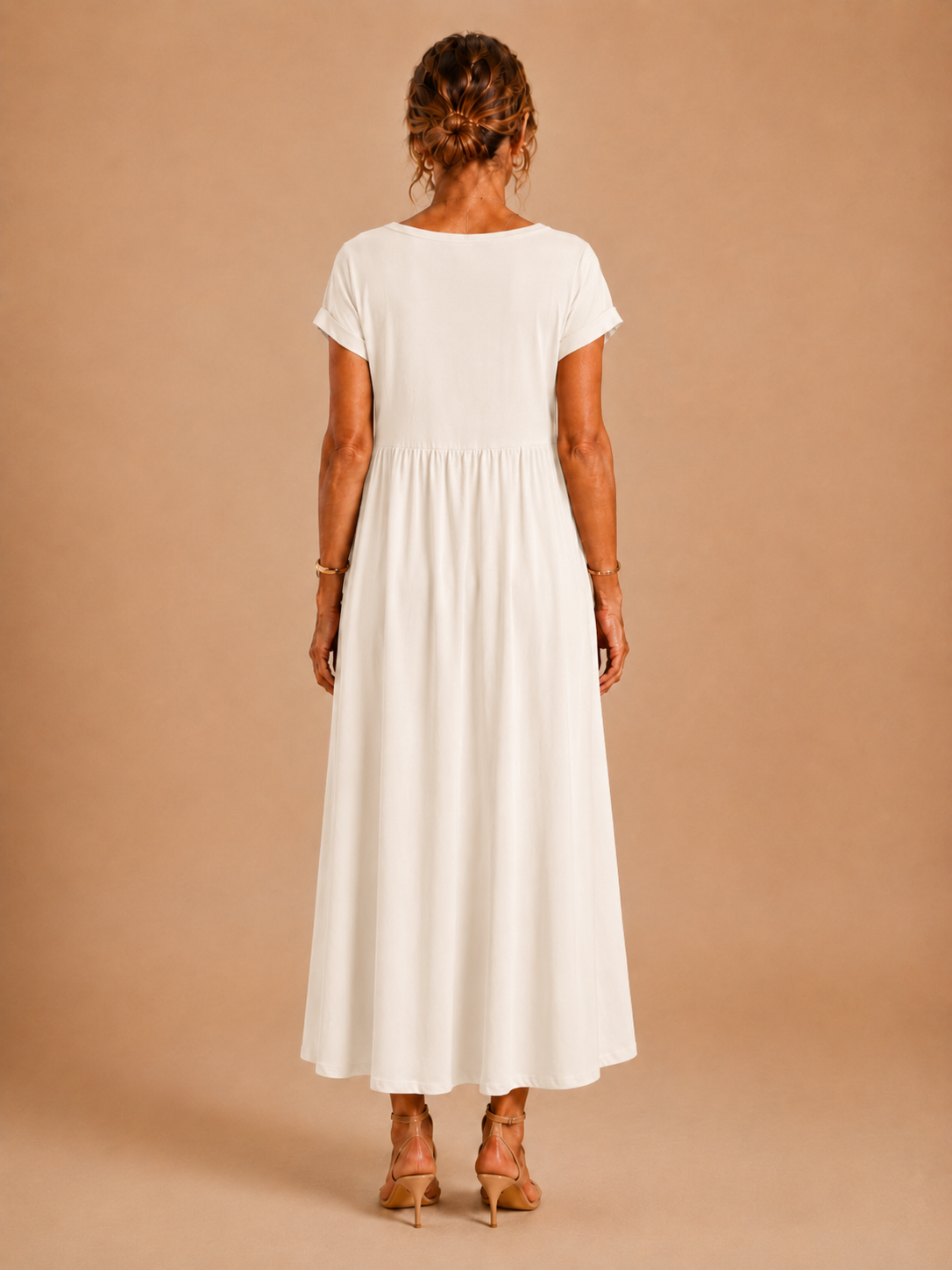 Eloise™ - Relaxed Cotton-Linen Maxi Dress