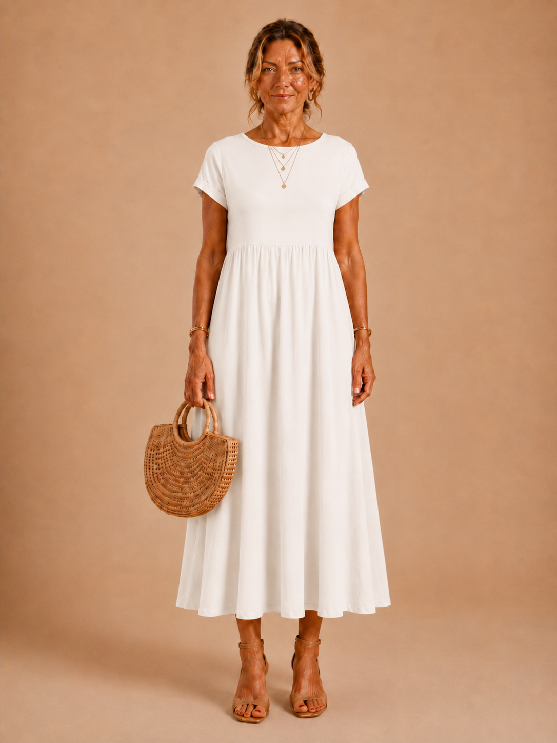 Eloise™ - Relaxed Cotton-Linen Maxi Dress