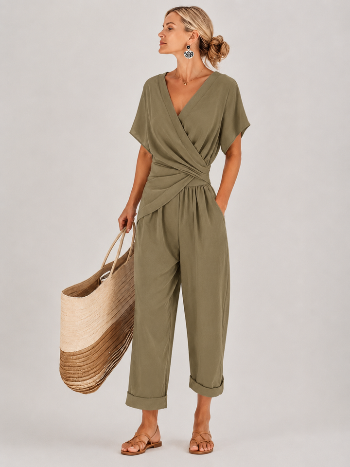 Aveline™ - Elegant Wrap Jumpsuit
